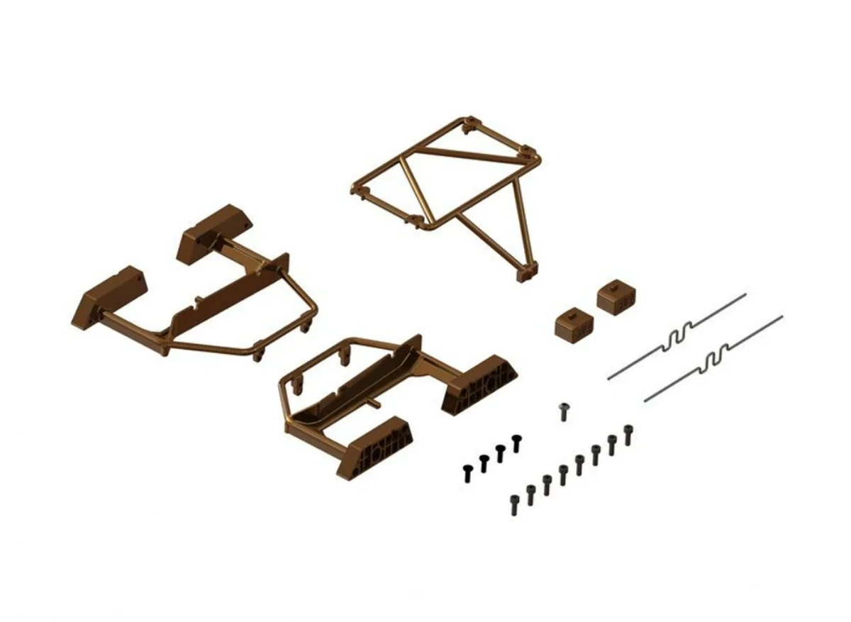 ARRMA Body Roll Cage Set For 1/16 Mojave Grom 223S BLX RC Desert Truck, Clipless Quick Release Cage Kit