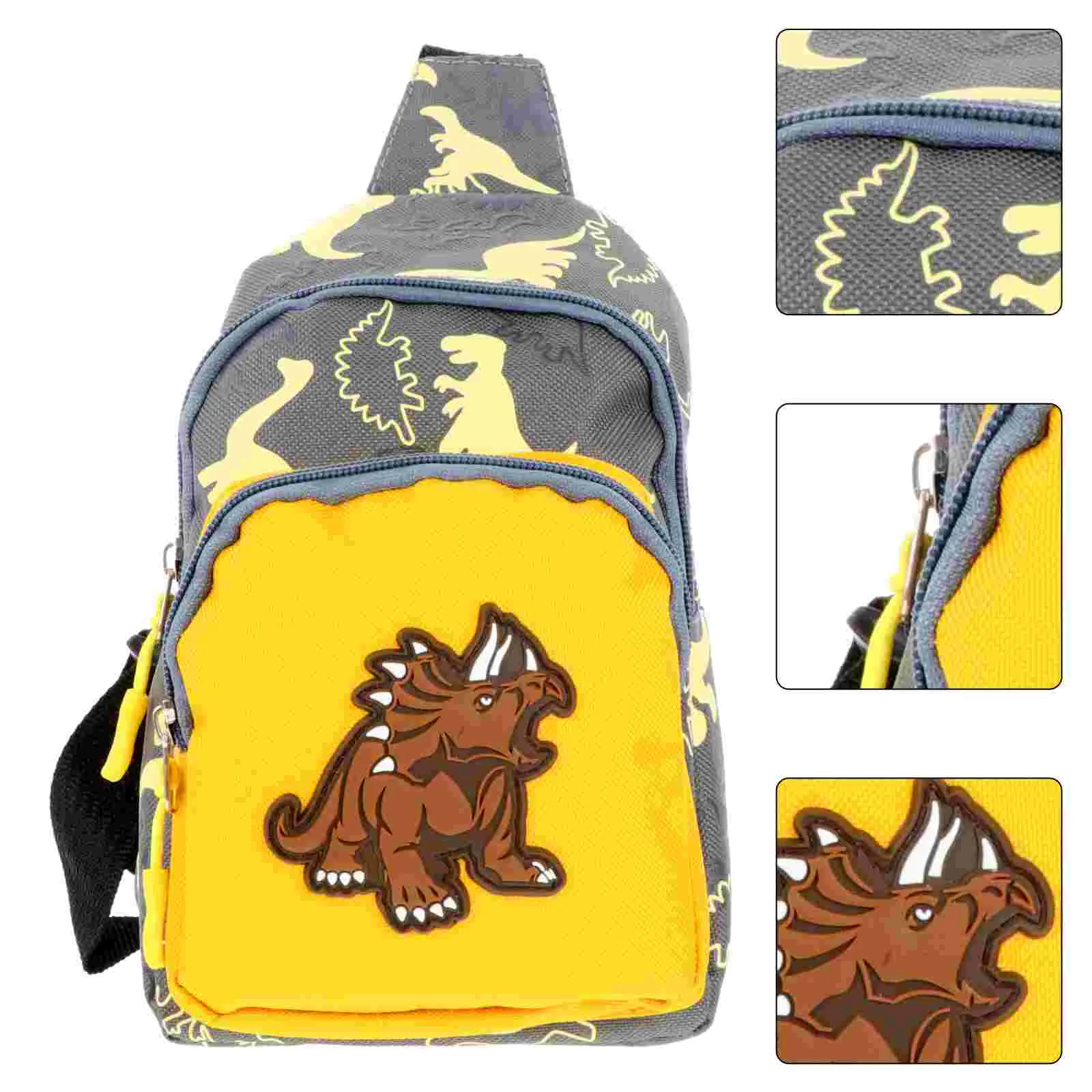 Cartoon Children Pouch Children's Dinosaur Fanny Pack Cross Body Bag Messenger Baby Sling Carrier