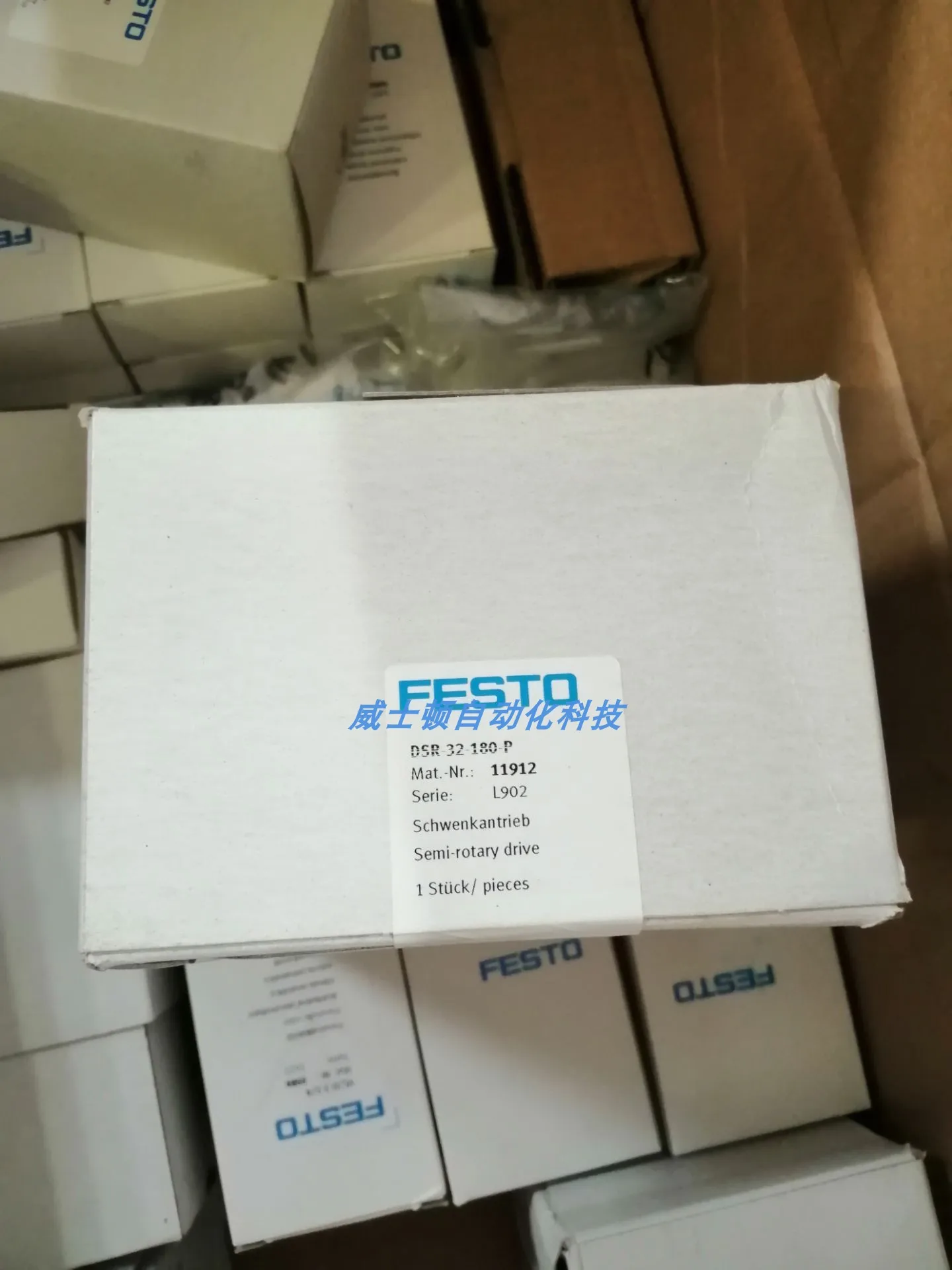 New Original Authentic FESTO Festo Swing Cylinder DSR-32-180-P 11912 Spot.