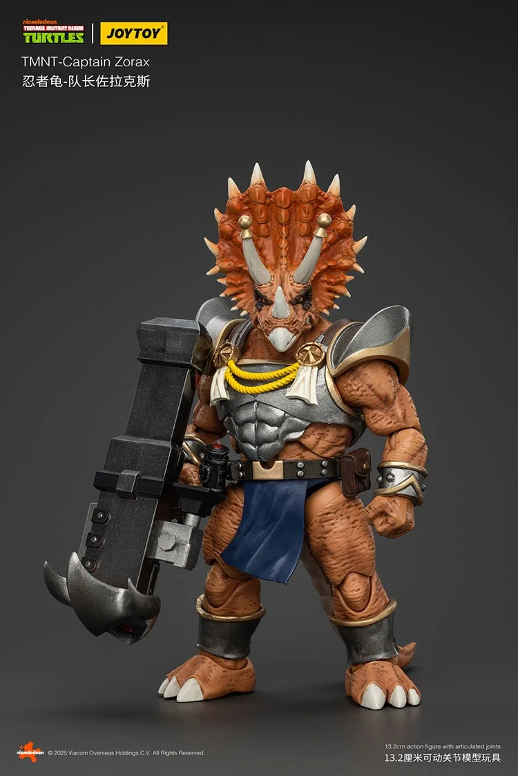 JOY TOY TMNT Casey Jones Triceraton Piechur Adiutant Zork Kapitan Zorax Figurki Akcji Oryginalna Lalka Dekoracja Prezent Kolekcjonerski