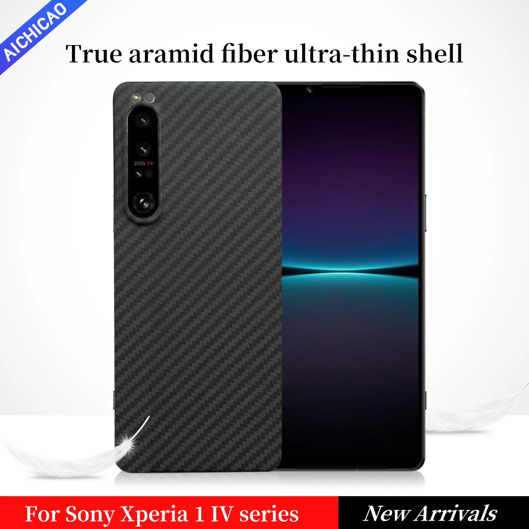 ACC-CarbonFiber Phone Case for Sony Xperia 1 IV  Aramid  Fiber  Ultra-Thin Ultra Phone case