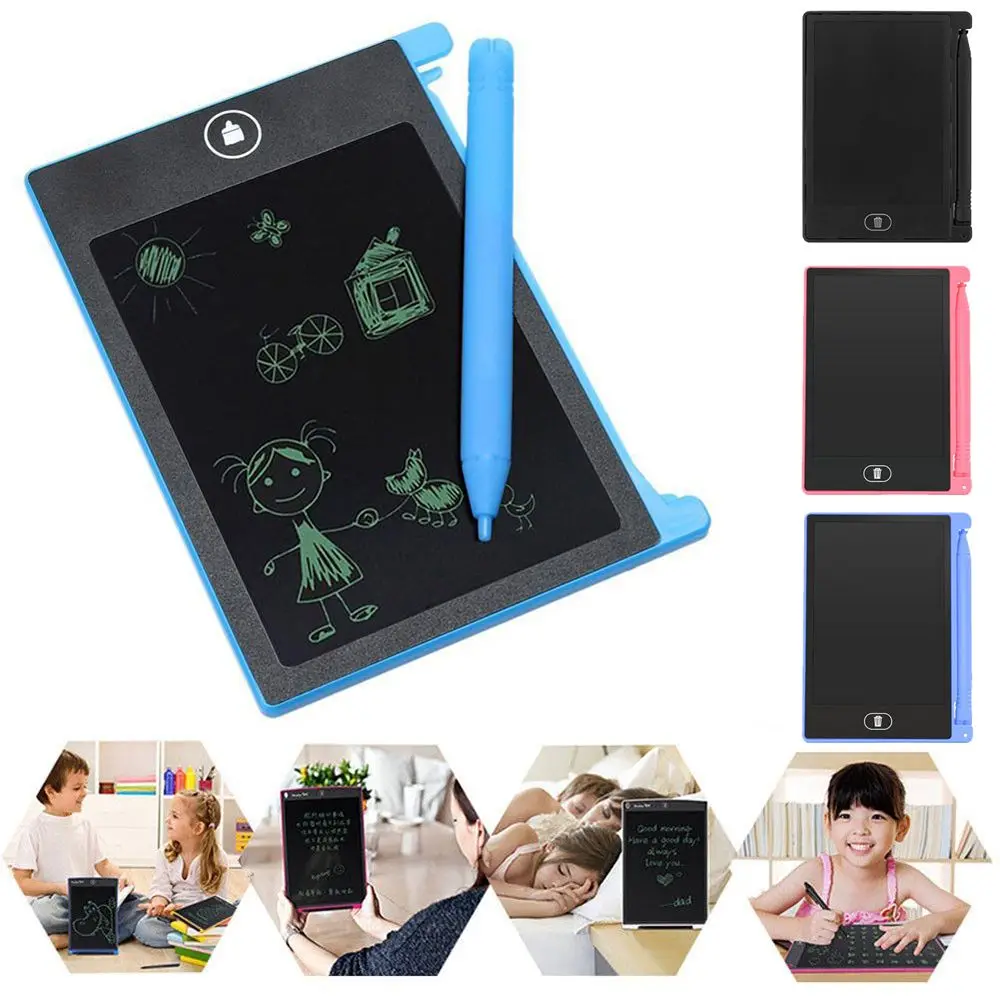 4.4 Inch Electronic Notepad Digital Paperless Drawing Board Handwriting Pad LCD Writing Tablet Message Pad