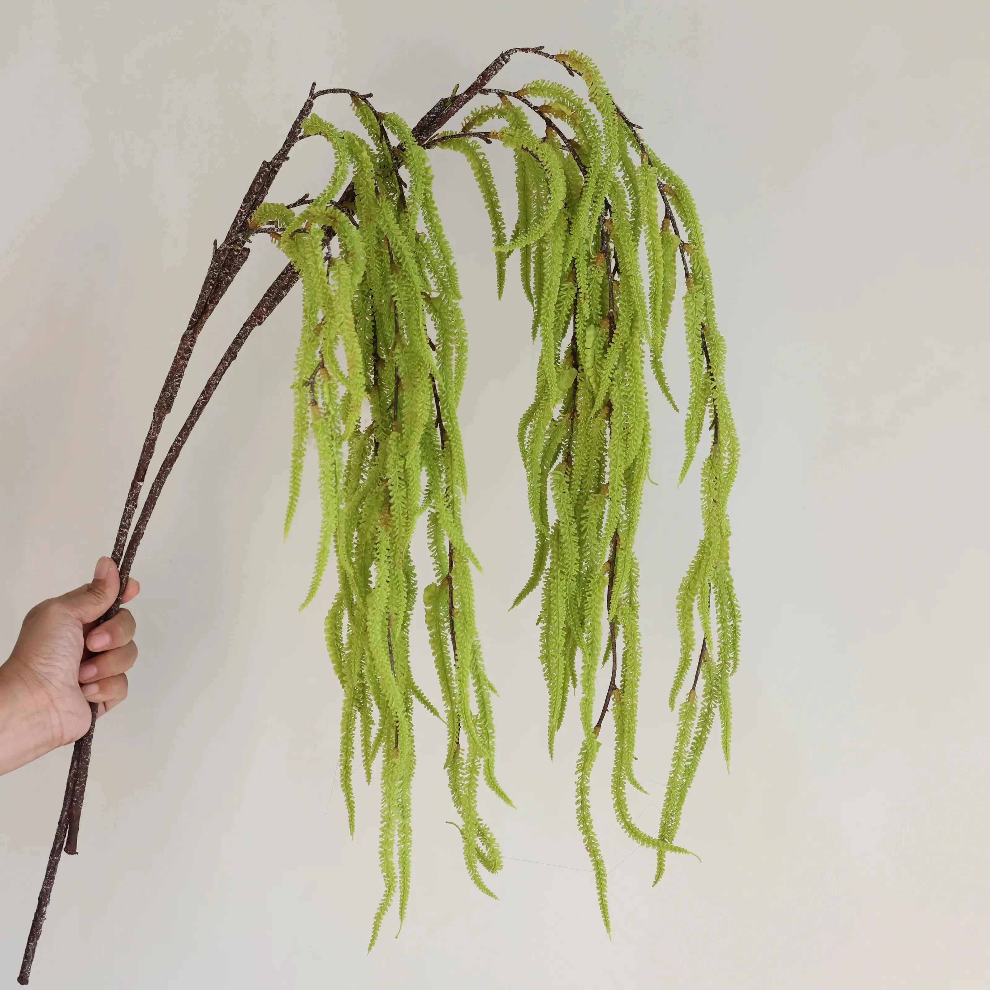 Fake Green Amaranth Tails Branch, Artificial Hanging Plant, DIY Floral Bouquet Arrangement /Greenery/Wedding/Home Decors/Holiday