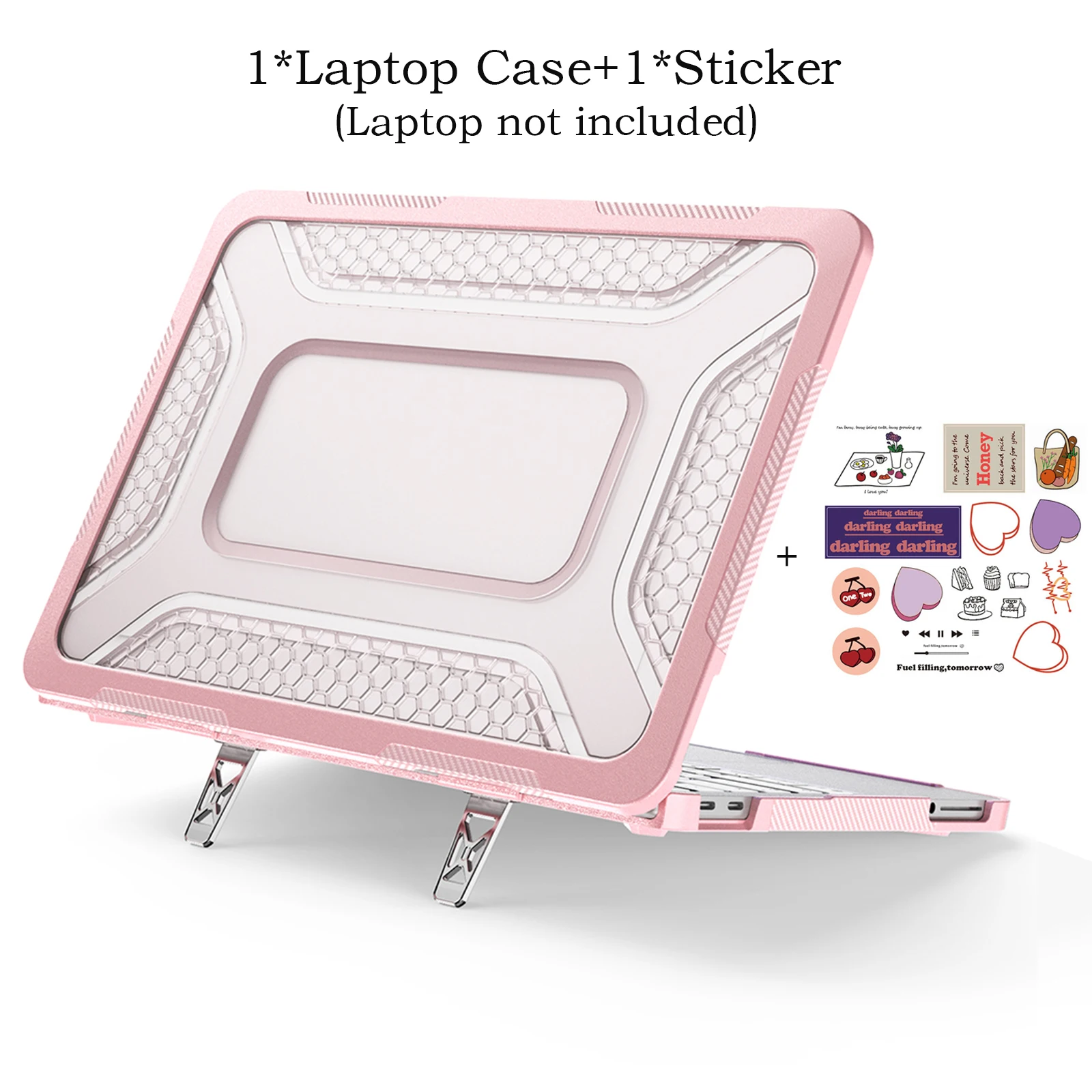 Laptop Case for MacBook Neo 13 Case with Sticker for MacBook Neo 2026 A18 Pro Chip Anti-fingerprint cover with bracket Shell
