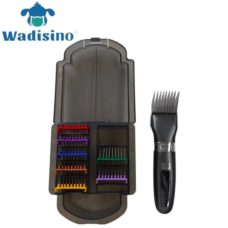 Professional Customized Factory Direct Guide Combs U Style 5 1 Blade Stainless Steel ABS Material Detachable Pet Clipper for