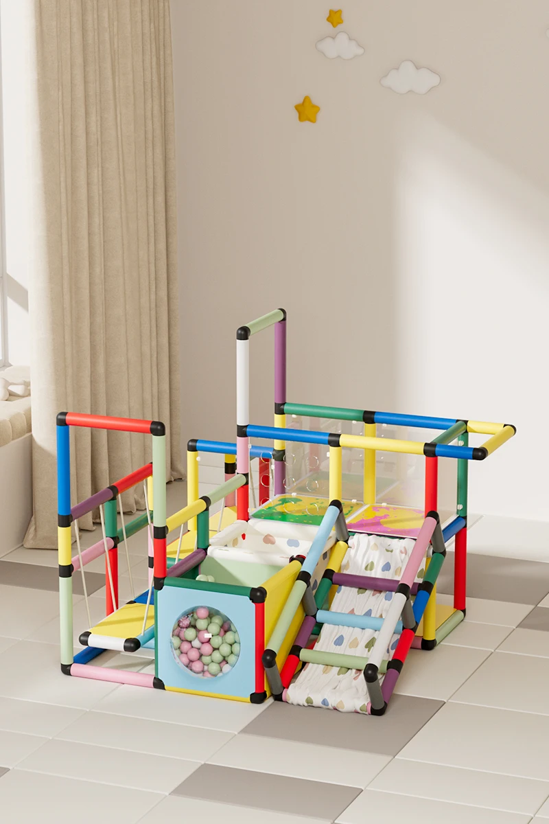 屋内幼児用滑り台クライミングキッズジャングルジムPP素材エコ - Kids Education School のレビューと価格
