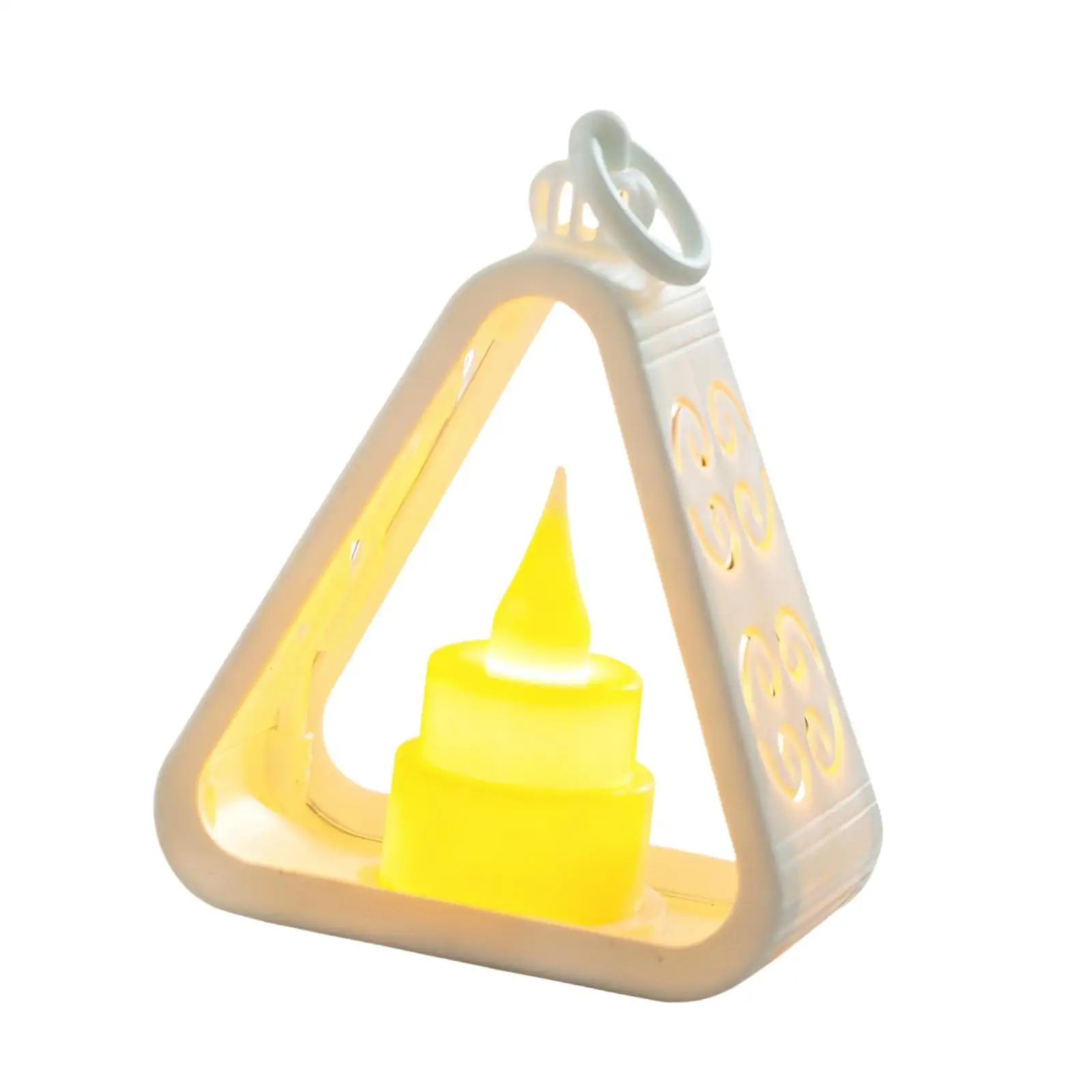 Bedside Lamp Triangle Table Lamp Gift Idea Lightweight Room Decor LED Night Light for Reading Dining Cabinet Versatile Indoor