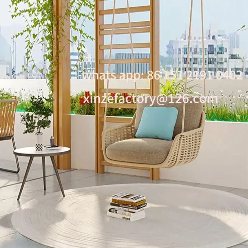 Customizable Hammocks Patio Swings Hanging Rocking Chair Patio Patio Swings Suspended For Room Outdoor Furniture