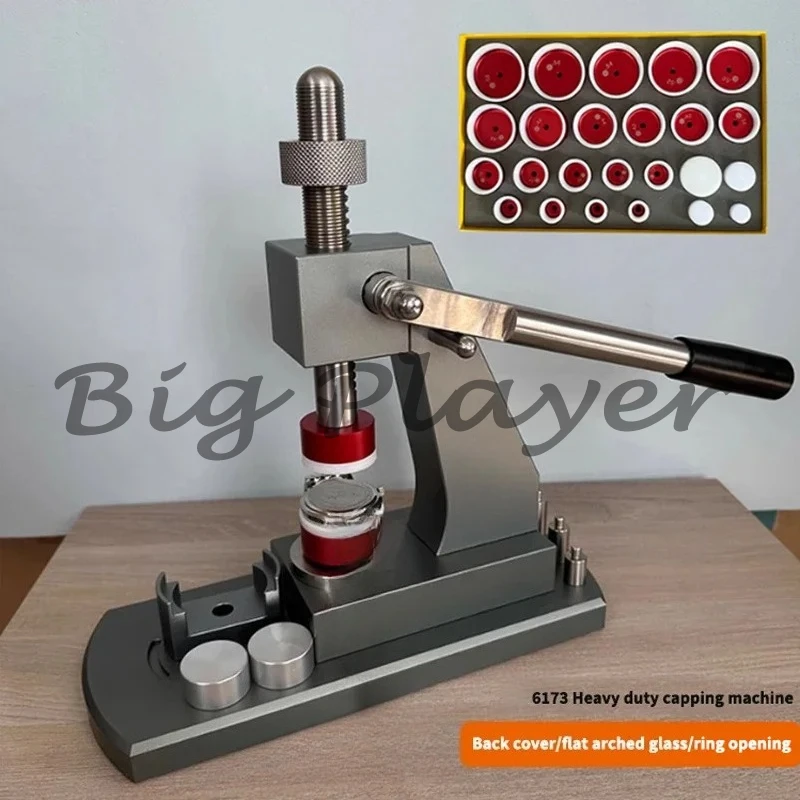 Updated Back Case Press Tool Mineral Glass Crystal Presser Fitting Tool Exquisite  Case Back Close