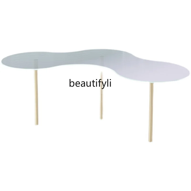 CXH Designer Light Luxury Color Transparent Acrylic Side Table Post-Modern Table Living Room Side Table