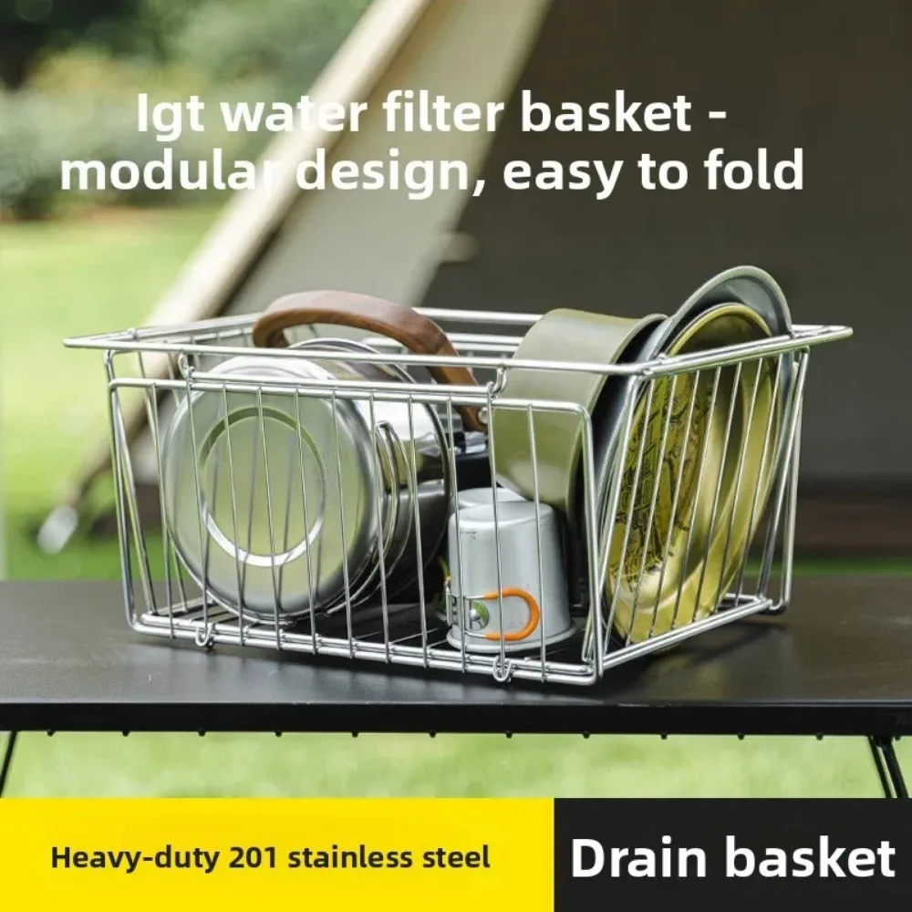 outdoor-stainless-steel-folding-drain-basket-with-igt-table-vegetable-basket-rack-multifunctional-dinner-plate-water-control