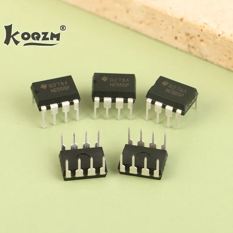 20pcs NE555 NE555P Integrated IC Direct Plug DIP-8P Base Circuit Chip Electronic Components