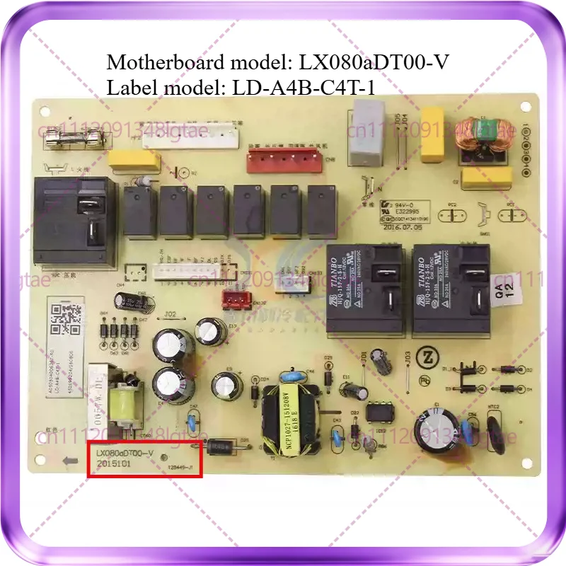 LX080aDT00-V New for Chigo cabinet air conditioner cylindrical internal machine main board LD-A4B-C4T-1