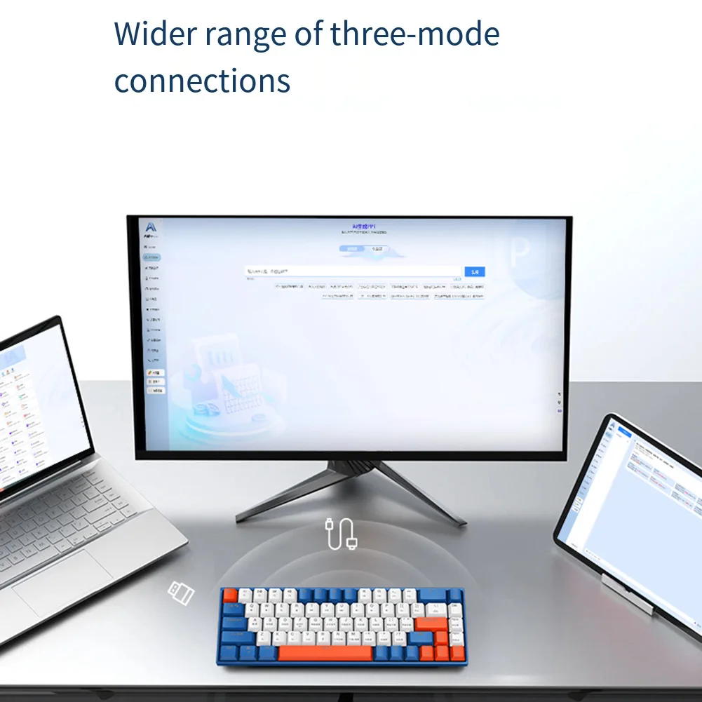 For Deepseek Smart AI Mechanical Keyboard Wireless, Versatile & Perfect Computer Cables & Connecting Accessories