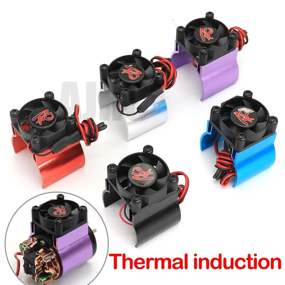 Parte RC Radiatore Motore + Ventola di Raffreddamento Termico Per 1:10hsp Trx-4 Trx-6 Scx10 Rc Automotive 540/550 36mm Dimensioni Radiatore Motore