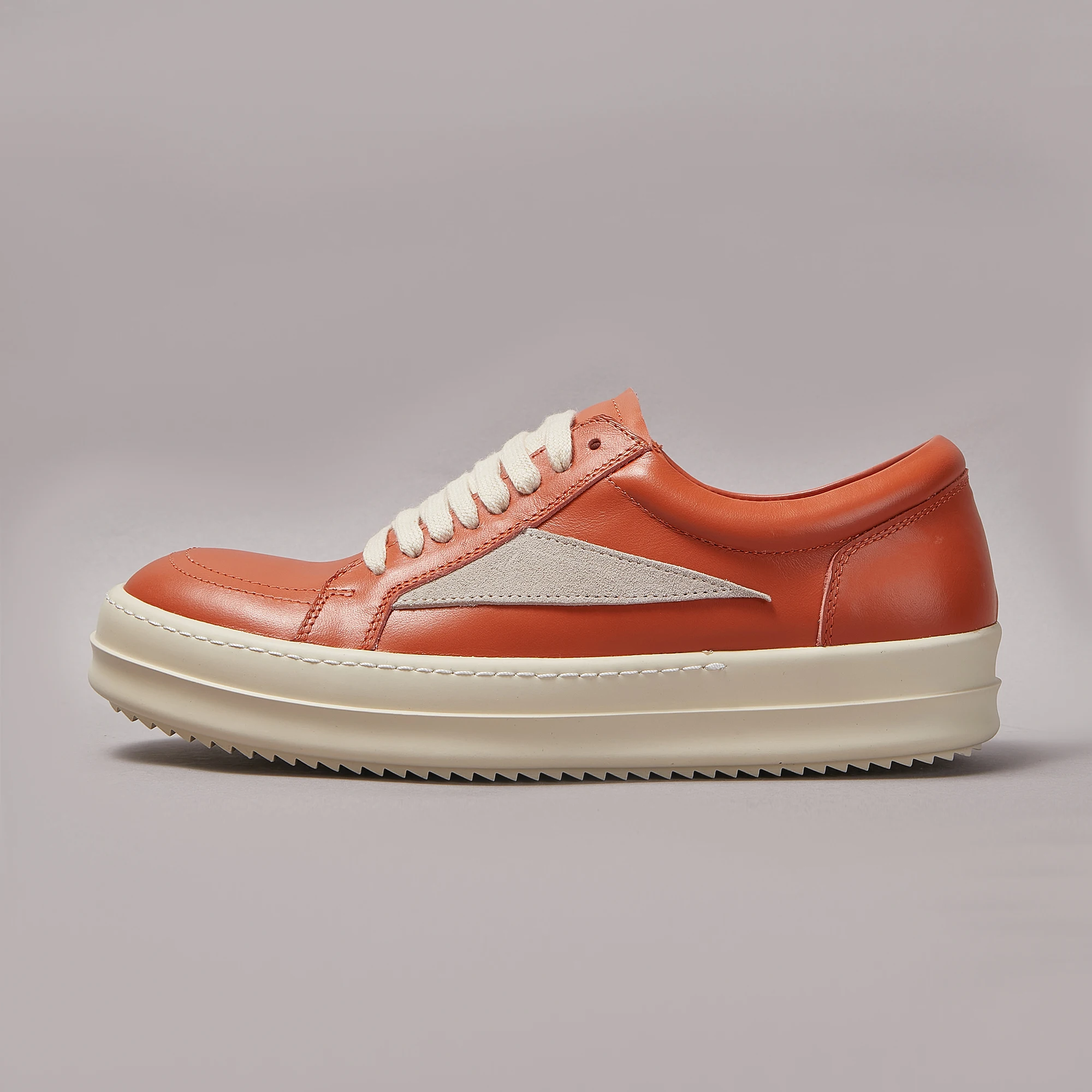 

Оранжевые белые замшевые низкие туфли из воловьей кожи, повседневные модные ботинки высокого качества для мужчин и женщин, спортивные ботинки