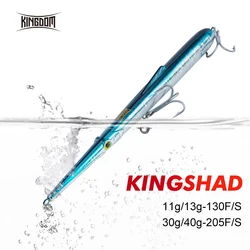 Kingdom Style Needle Fishing Lure matita affondante 205mm 130mm Stickbait matita esche dure buona azione Wobblers per esche da pesca