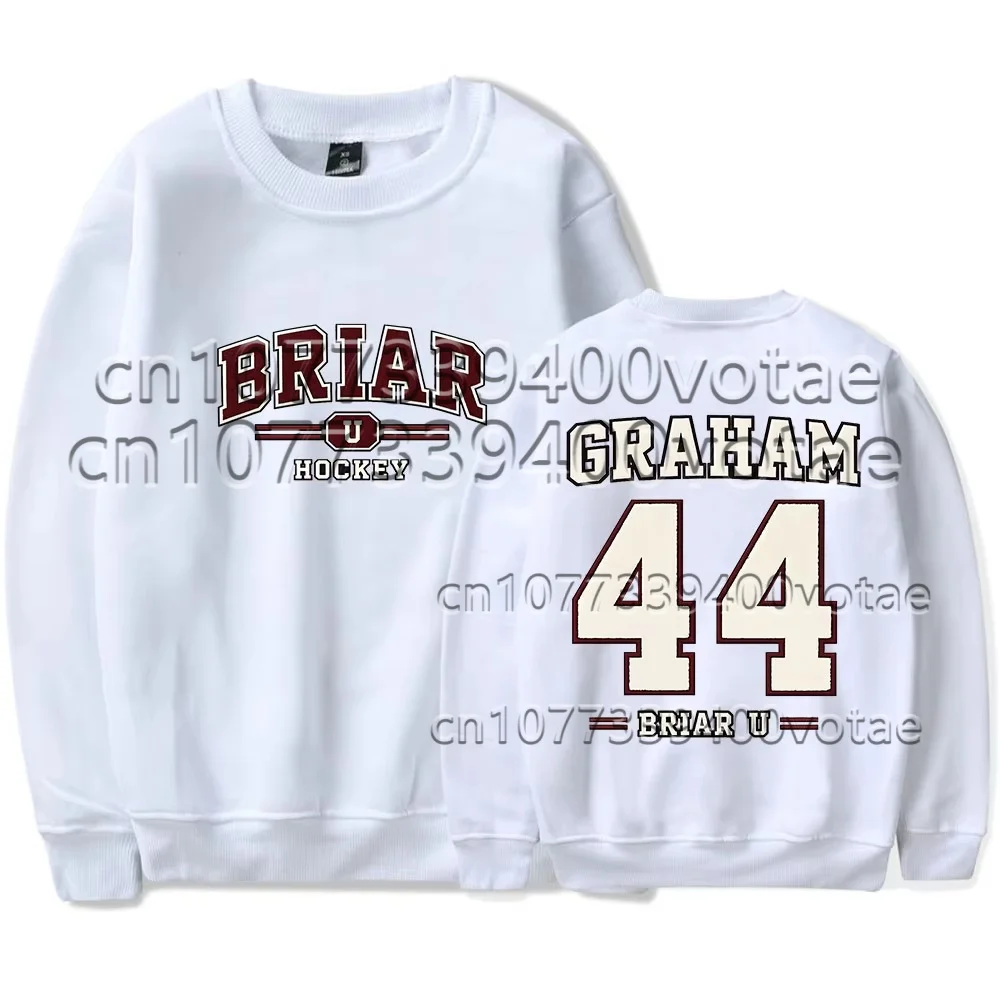 Off Campus Graham 44 Briar University Merch Design Pattern Printed Hoodie Summer Minimalist Casual Texture Crewneck Loose Tops