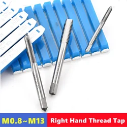 W6542 HSS right mobile phone straight groove tap M0.8-M13, machine tool for internal thread tapping and repair of machine tools