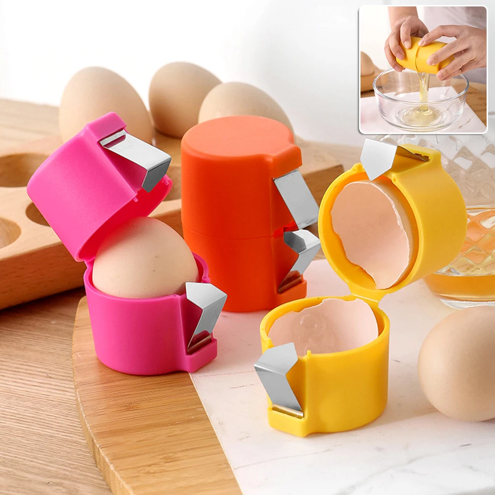 Eggshell Opener Beater Egg Shell Separator Opener Portable Egg Scissors Multifunctional Egg Shell Cutter Kitchen Baking Tool