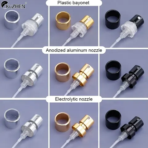 13mm 15mm 18mm Bottle Cap Fine Mist Sprayer Bottle Sprayer Used For 15mm Bayonet Type Aluminum Perfume Bottle Matching Nozzle