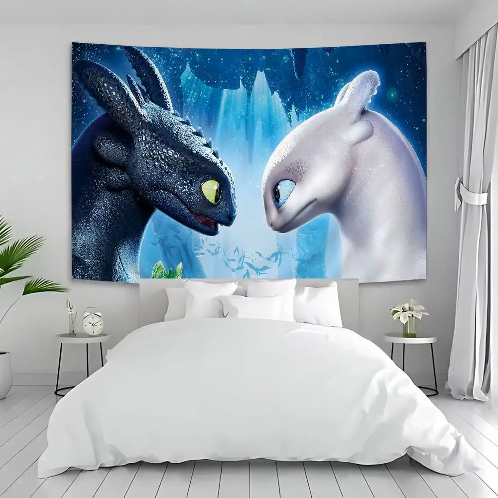 كيفية تدريب التنين الخاص بك اللطيف 2025 معلقة البوهيمي نسيج الهندي بوذا الجدار الديكور السحر البوهيمي الجدار الشنق