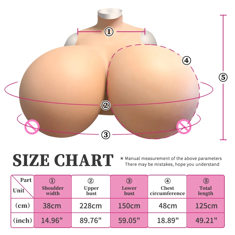 DIY Inflatable ZZZ Cup Silicone Breast Forms Cosplay DIY Huge Fake Boobs Giant Tit Crossdresser Air Filliing Man to Women