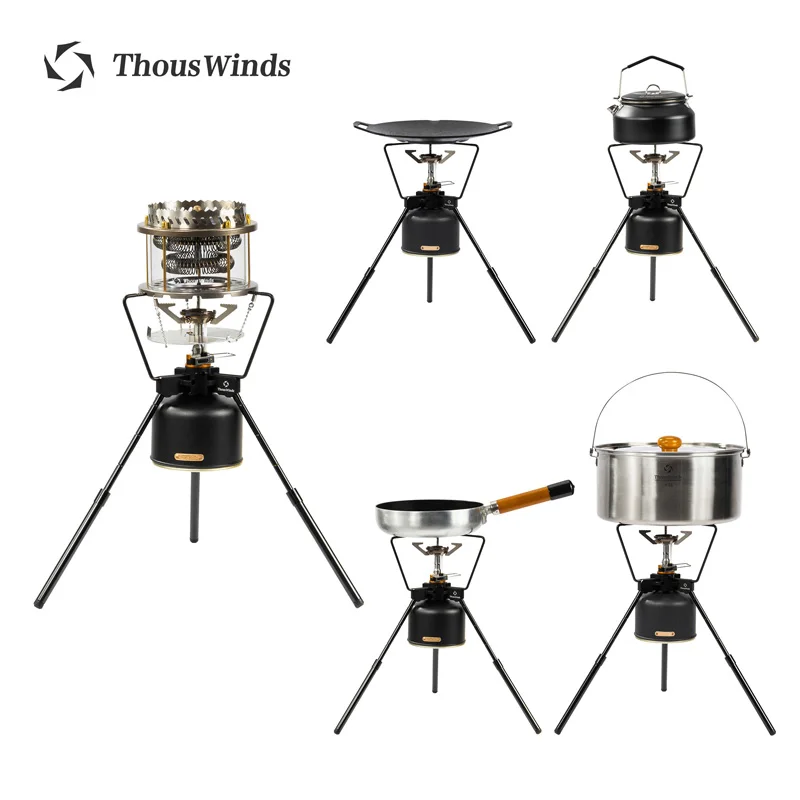 Thous Winds Firewheel Heaters Camping Gas Stove Outdoor Butane Heater Multifunction Hiking Cooking Stove Camping Supplies TW1018