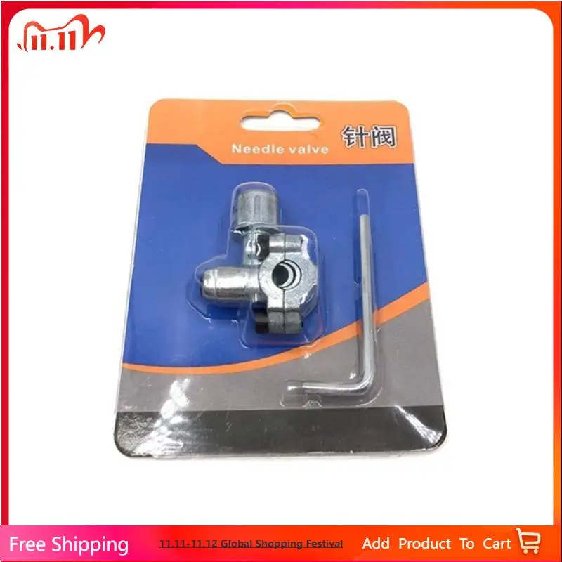 Air Conditioner HVAC Refrigerator Freezer, Fluorine Needle Punched Valve BVP-31 Zinc Alloy Needle Punched Air Conditioner Valve