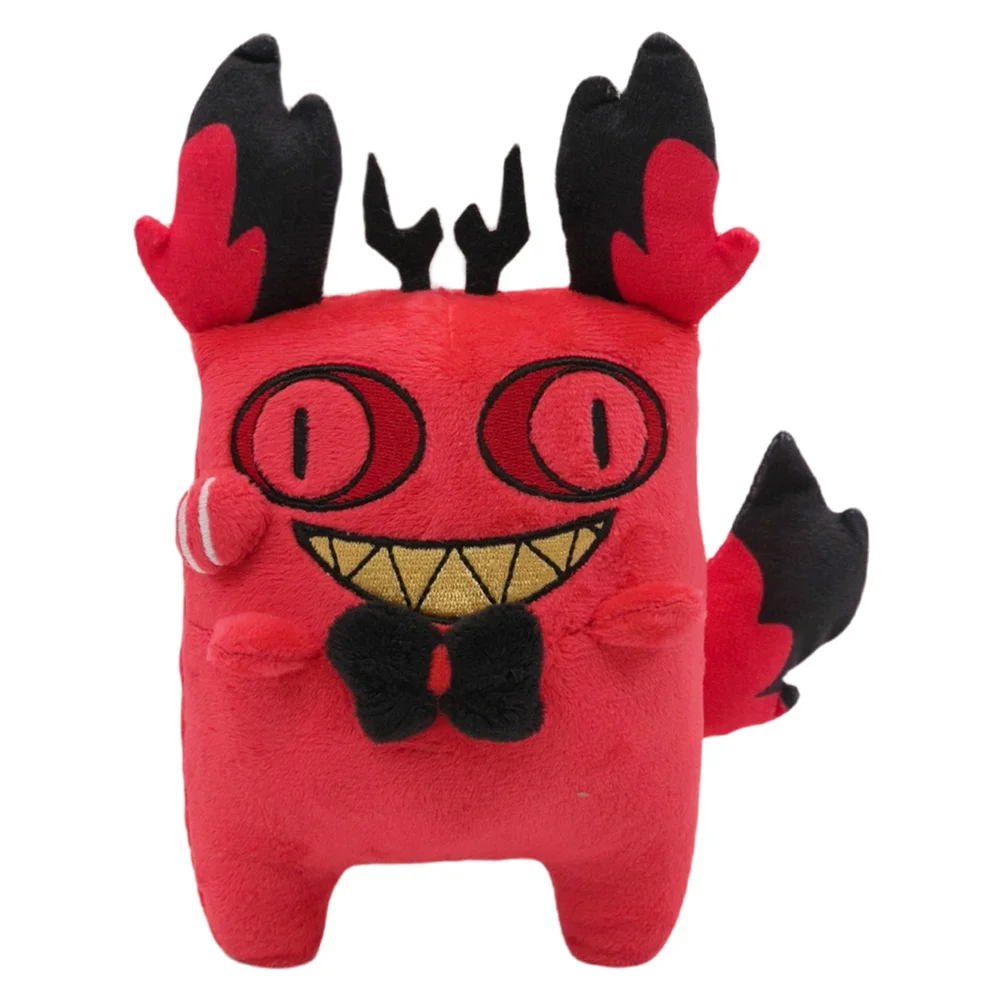 Cursed Cat Alastor Cosplay Plush Doll Plushies Cartoon Fantasy Mascot Props Halloween Carnival for Adult Children Birthday Gifts