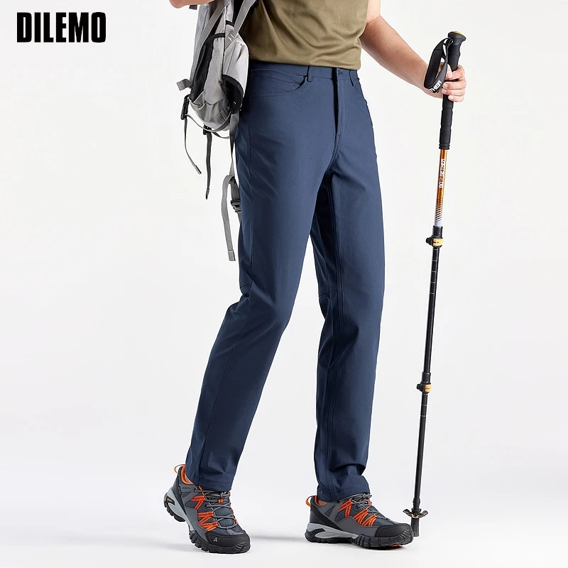 Top Grade New Brand Casual Fashion Straight Business Regular Fit Breathable Long Pants Comfortable Office Trousers Mens Clothes