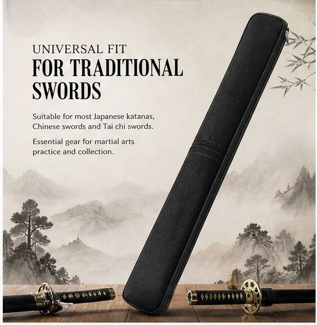 Thicken Oxford Cloth Bag Lightweight Taichi Carrying Case Swords Storage Pouch for Japanese Chinese Katanas Protective