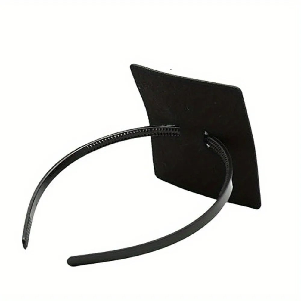 Invisible Graduation Cap Headband Protective Hairstyle Creative Anti-fall Hairband Firm Design Comfortable