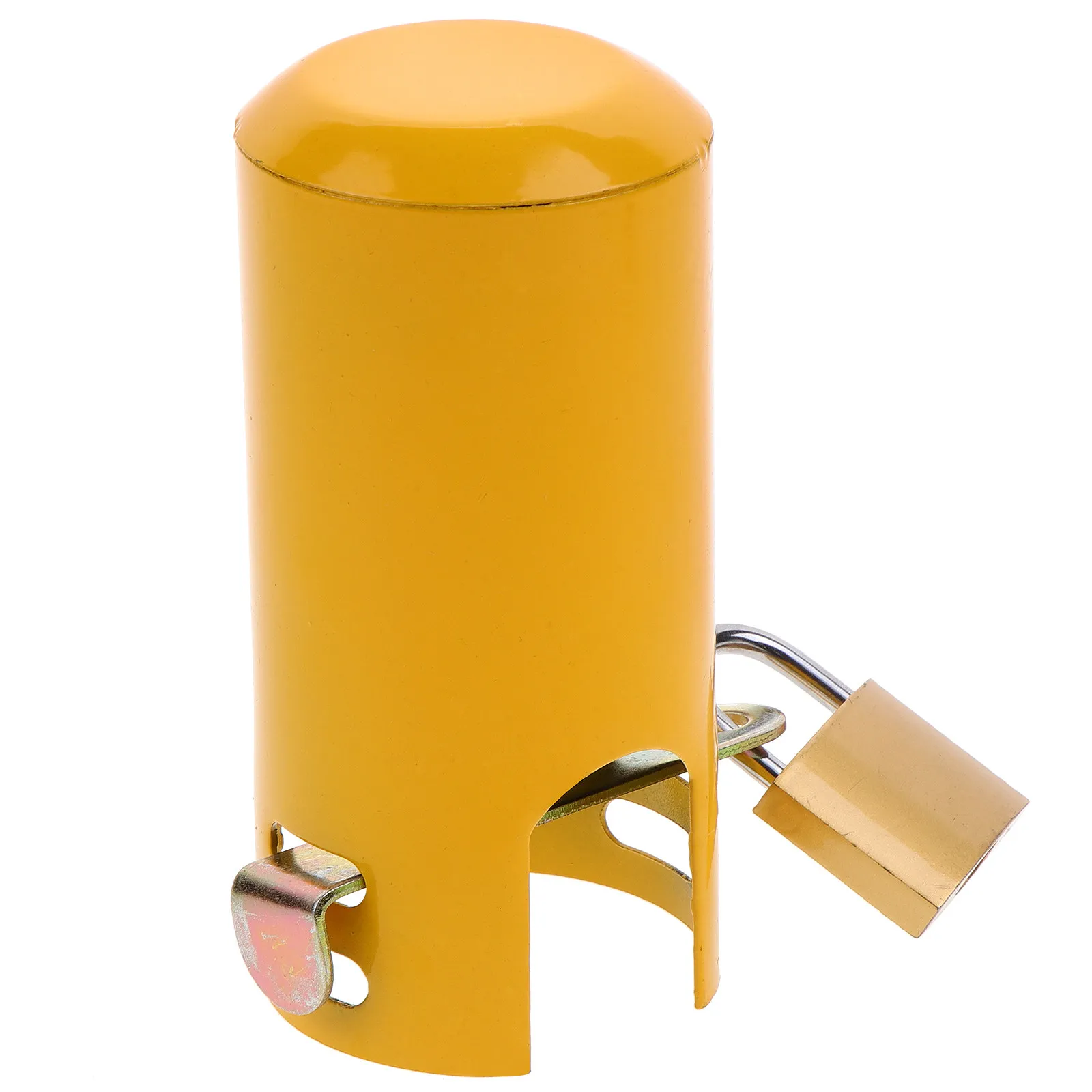 1Set Outdoor Faucet Lock Cover All Season Weatherproof Spigot Protector Quick Fit Opening Design Water Spigot Lock Cover