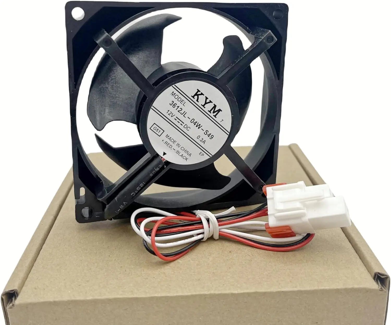 3612JL-04W-S49 Refrigerator Evaporator Freezer Motor Fan Compatible with Samsung Refrigerator Replace for DA31-00287A AP5914786