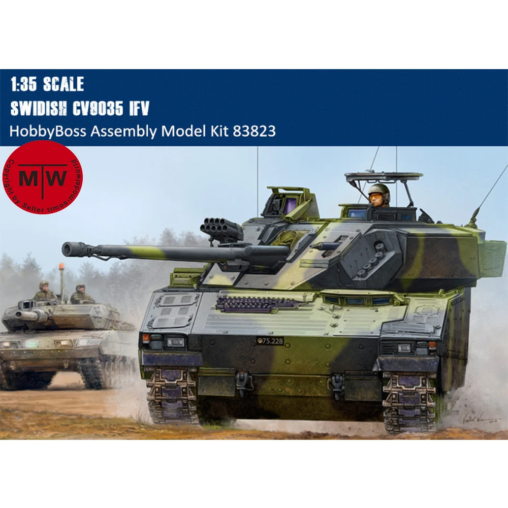 

HobbyBoss 83823 1/35 Scale Swidish CV9035 IFV Military Plastic Assembly Model Kits