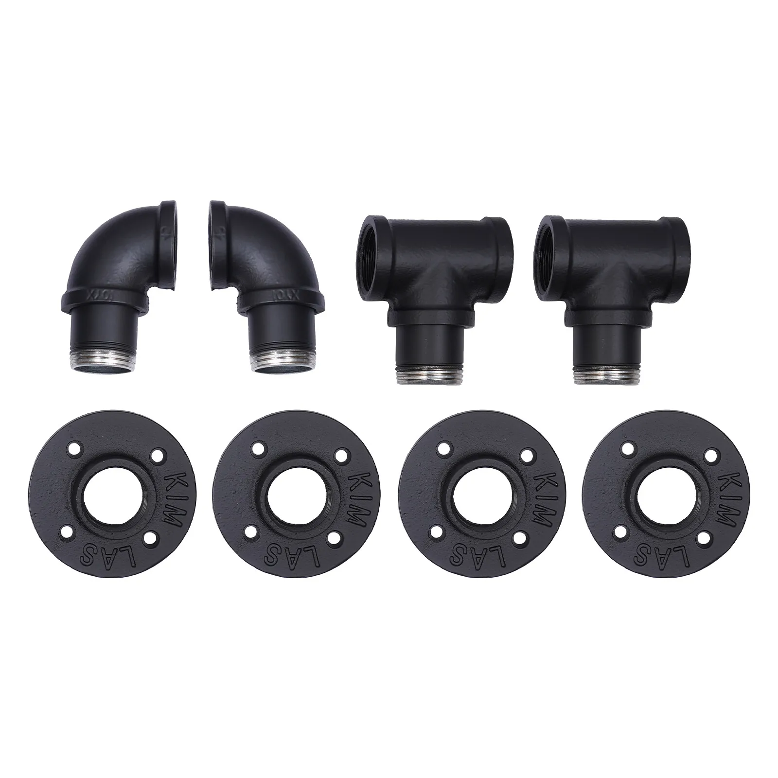 Hand Rail 12FT Banister Wall-Mount Staircase Grab Galvanized Iron Stair Handrail