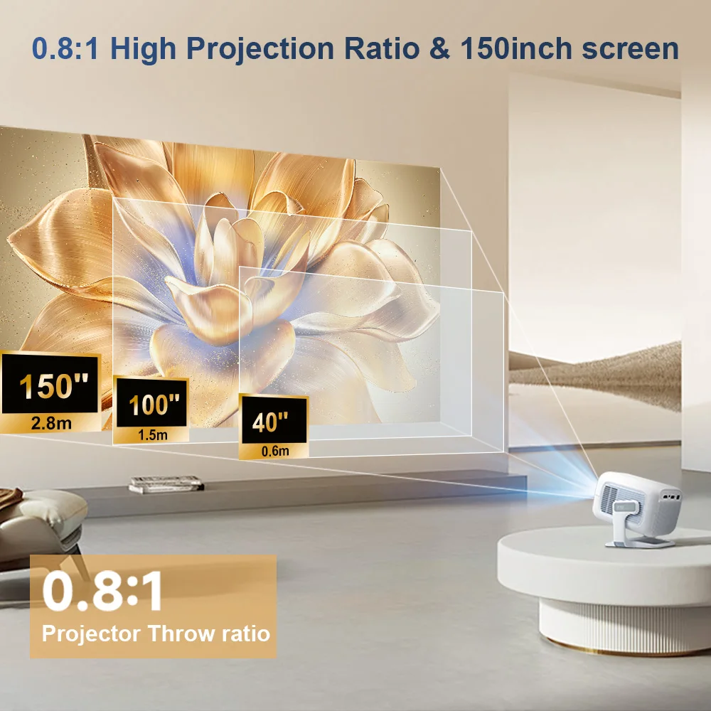 ПРОГAGA PG370 1080P Full HD проектор для фильма WiFi Android проектор 4K PG370 Smart TV домашний кинотеатр мини портативный видеопроектор проектор для дома проектор для фильмов портативный проектор телевизор smart tv