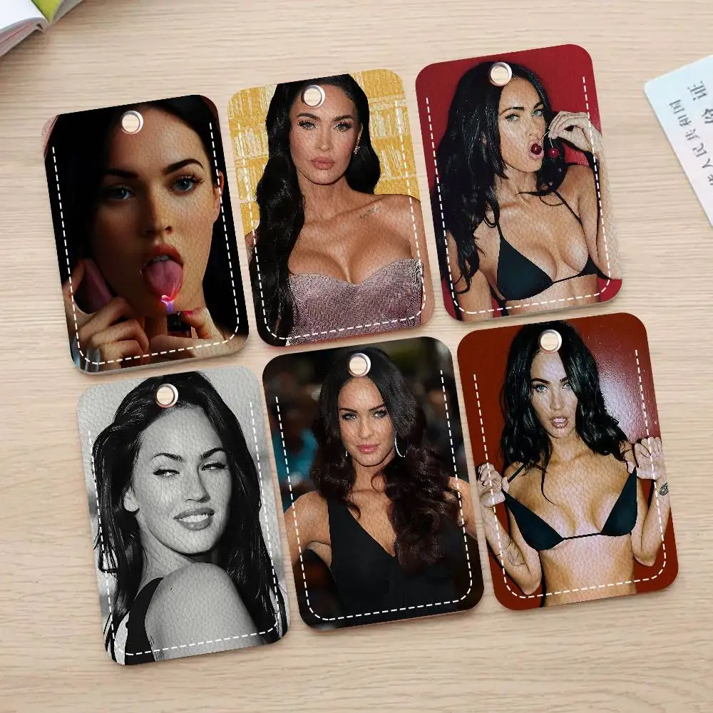 

M-Megan D-Denise F-Fox Card Holder Suitable For Bank Business Work Card Holder Credit ID Card Badge Bag Holder Keychain