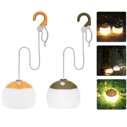 Lumières de camping en plein air rechargeables USB, lanternes de camp LED, lampe de poche d'urgence portable, 6 modes d'éclairage, 3600mAh