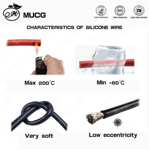 Imagen 2 del producto Caja Multicolor DIY, cable de silicona empaquetado, cable de silicona muy suave en la carrete para cableado de coche eléctrico 28 26 24 22 20 AWG