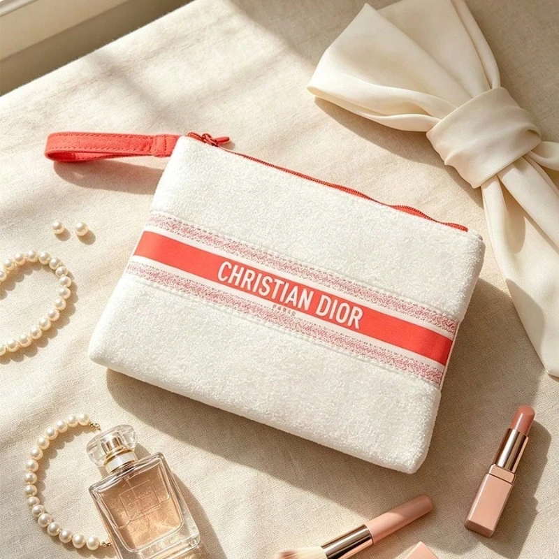 Beauty Makeup Dior - DIOR bag Off‑White Gold Foil Floral