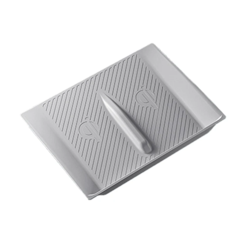 

Anti-Slip Mat For Tesla New Model S X 2023 Rear Armrest Silicone Wireless Charger Mat Protection Cover Grey Replacement