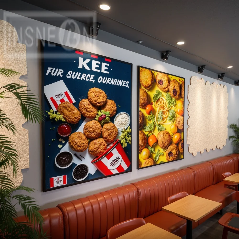 Pubblicità Light Box Segno Lettere personalizzate Menu Board Neon Poste Pannello Logo Stand Insegne sottili acriliche illuminate aziendali