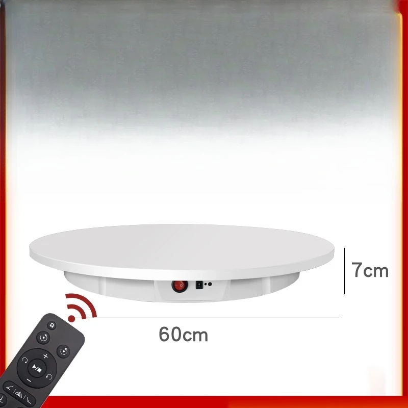 Remote Control Electric Turntable Humanoid Model Rotating Display Table Speed Regulation Rechargeable Turntable