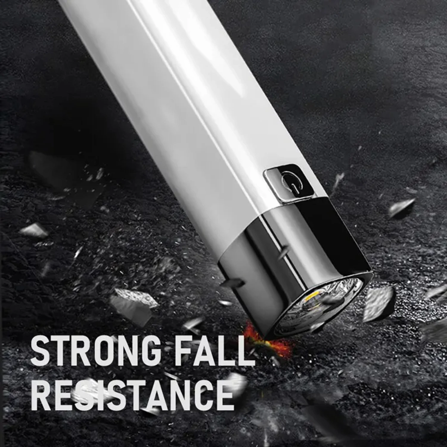 Mini Portable Super Bright  Flashlight Household Long  Outdoor Waterproof Lighting Strong Light Small White Flash Light
