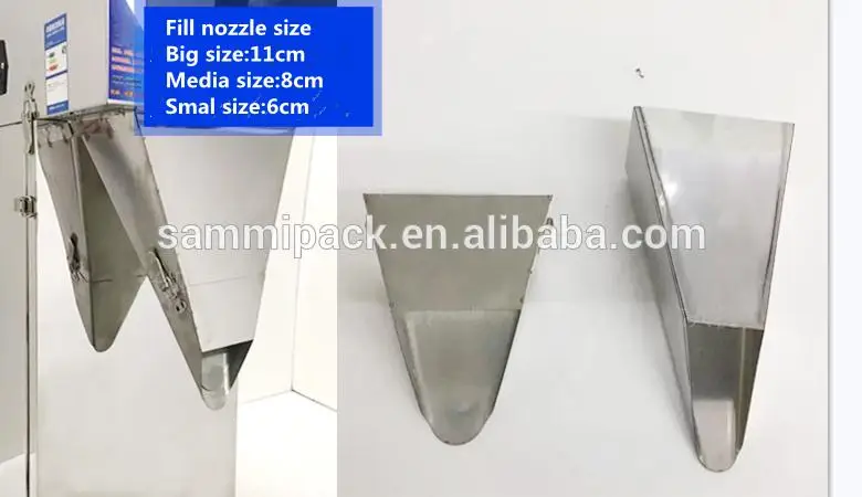 100-5000g Vibration Coffee Bean  Bag Sachet Powder Pouch Semi Automatic Packing Weighing Filling Machine