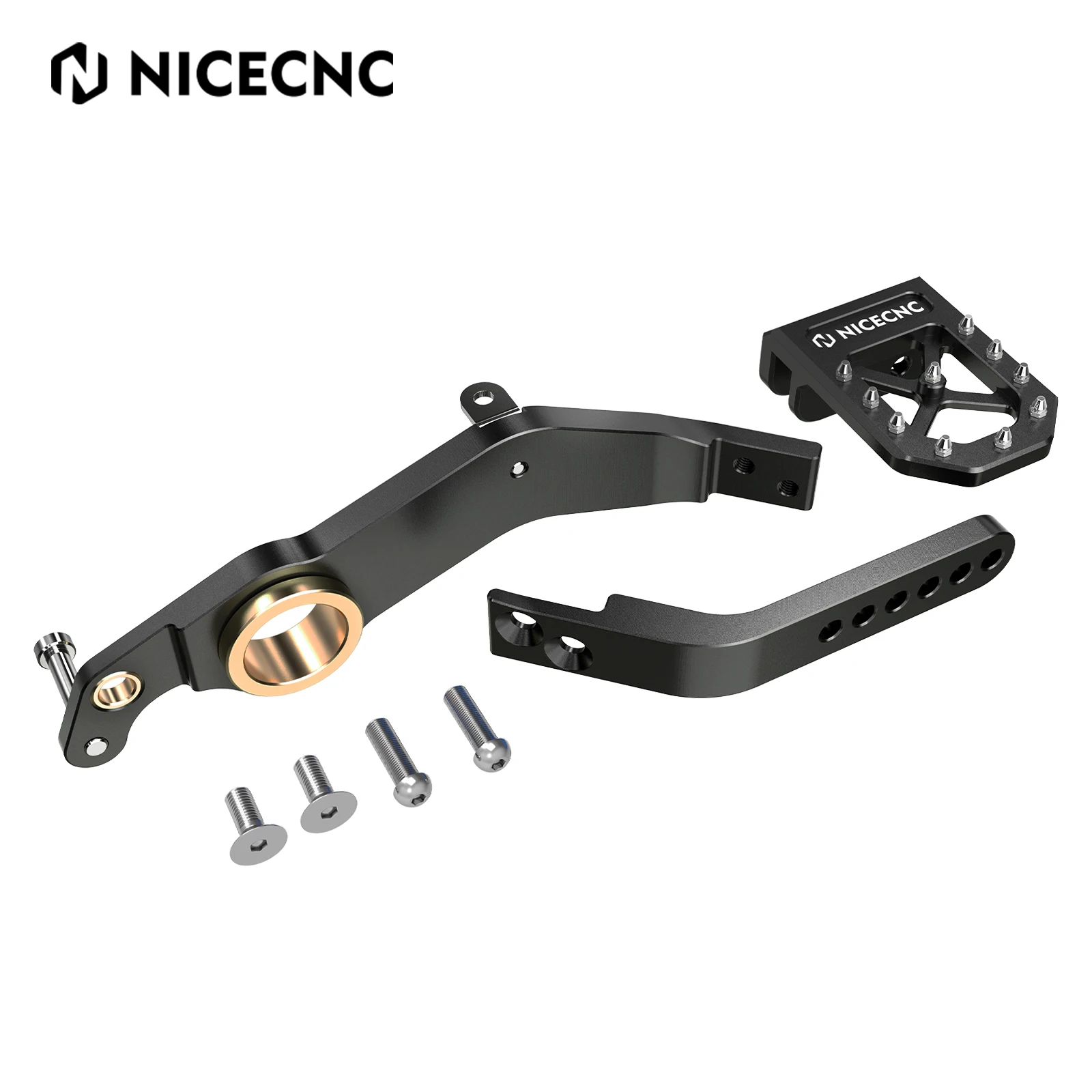 

NICECNC ATV Aluminum Rear Brake Pedal Lever Set For Yamaha Raptor 700 YFM700 700R YFM700R YFM700RSE Special Edition 2013-2024