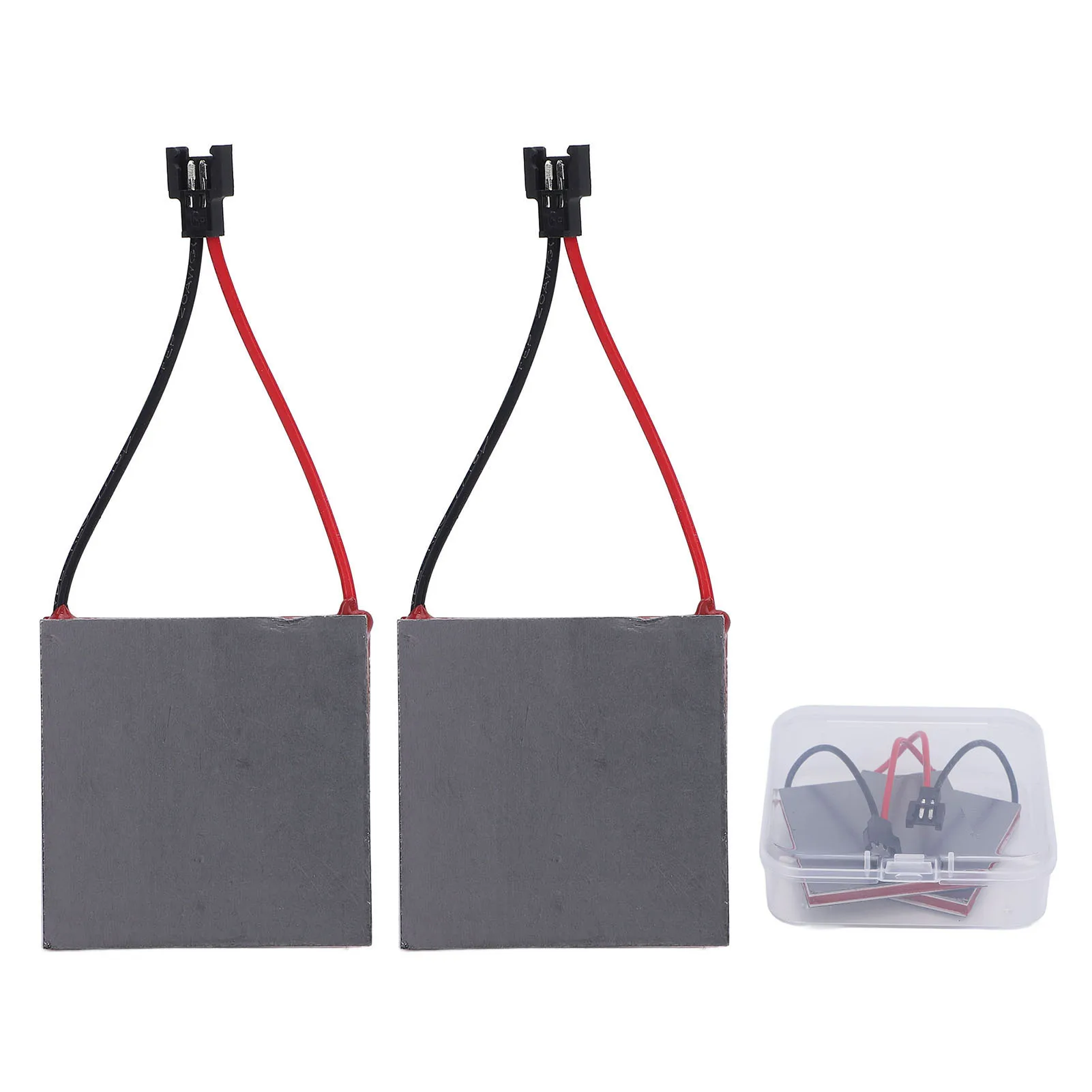

2PCS Thermelectric Generator TEG12-04 Fireplace Fan Repair Generator High-Temperature Resistant to 227°C Includes Storage Case