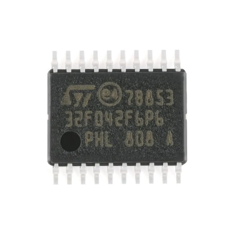 10adet Brand new original STM32F042F6P6 TSSOP-20 ARM Cortex-M0 32-bit microcontroller MCU